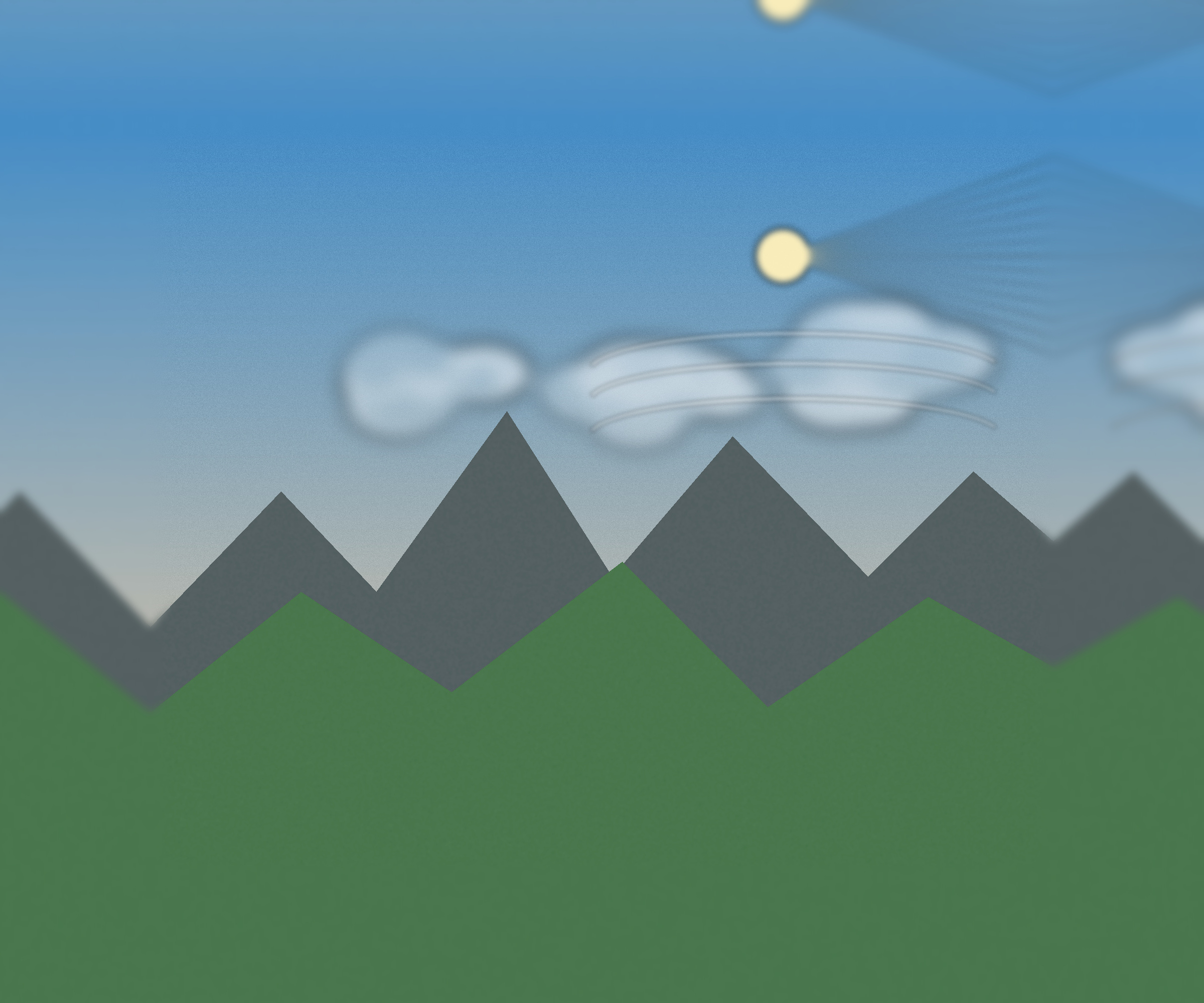 Freundlicher Septembermorgen in einer österreichischen Alpenlandschaft mit zunehmenden Wolken und kräftigem Höhenwind